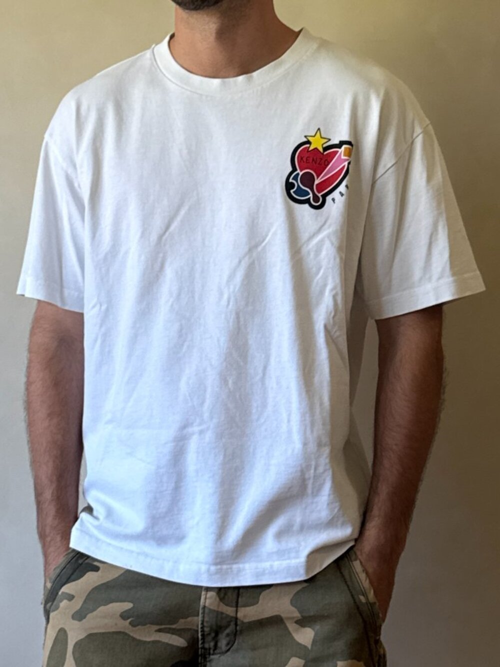 Kenzo Paris Heart Logo T-Shirt